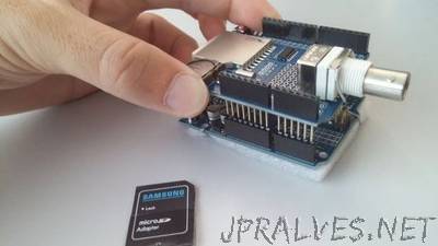 OFFscope - offline oscilloscope (Arduino + SD card fast logging)