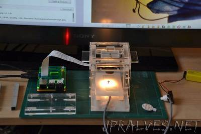 RPiScope: a raspberry pi microscope, build from laser cut acrylic parts