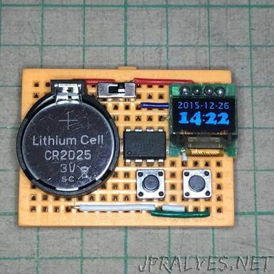 ATtiny OLED Watch Core