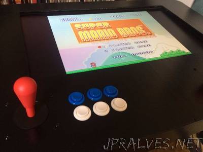 RasPi Two-Player Arcade Coffee Table