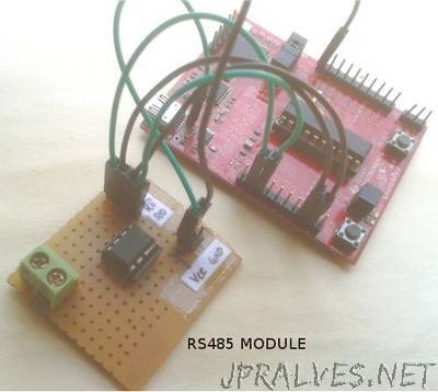 RS485 Communication Using MAX485 and MSP430 Launchpad