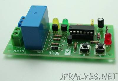 DC Motor Direction Controller with tact switches