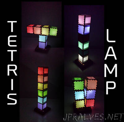 Tetris-Inspired Modular Lamp