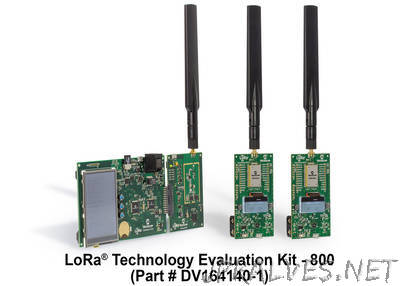 Microchip Debuts Industry's First LoRa® Technology Evaluation Kits for Low-Power Wide-Area Networks (LPWAN)