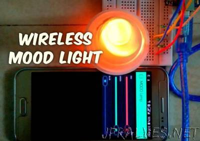 Wireless MOOD light with Arduino & BLYNK app