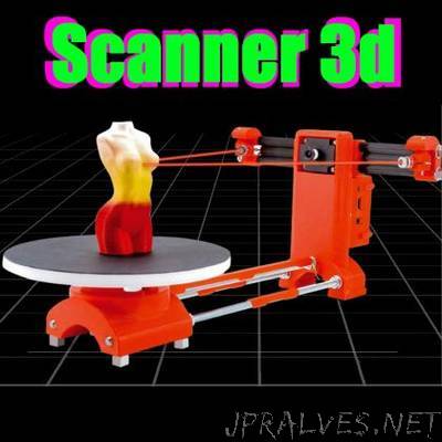 An open source 3D Scanner made with Raspberry Pi
