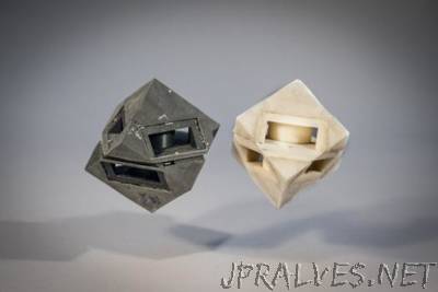 3-D-Printed robots with shock-absorbing skins