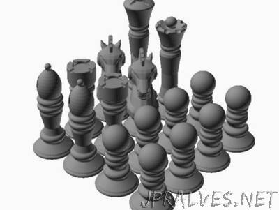 Chess - All OPENSCAD - All Random