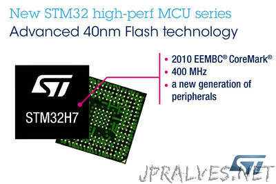 STMicroelectronics Delivers Record Performance and Advanced Secure Services for the IoT with New STM32 Microcontroller Enhancements