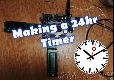 24hr Timer: coding for and applying to a circuit