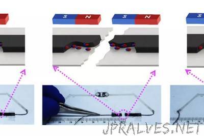 Engineers develop new magnetic ink to print self-healing devices that heal in record time