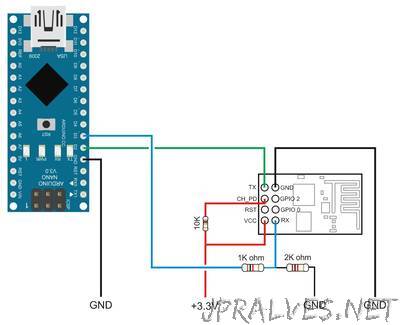 Arduino to ESP8266 By Serial Communication