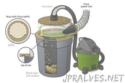 Build a See-Through Cyclone Dust Separator for Your Shop Vac