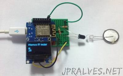 Simple Infrared LED and Photodiode tester