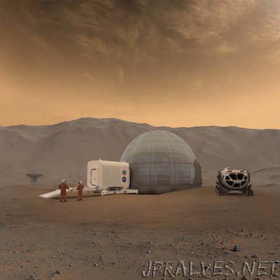 A New Home on Mars: NASA Langley's Icy Concept for Living on the Red Planet