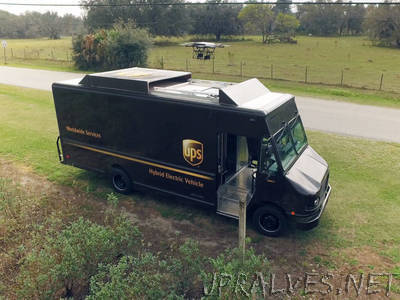 A Drone-Slinging UPS Van Delivers the Future