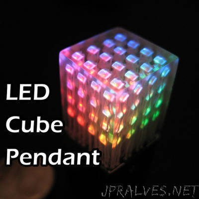 LED Cube Pendant - Worlds Smallest LED Cube