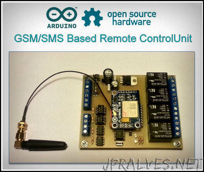 Arduino Based GSM/SMS Remote Control Unit