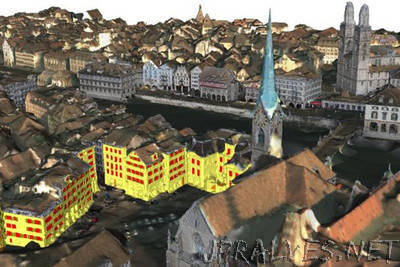 Machine Learning Algorithms re-create City in 3D using only image data