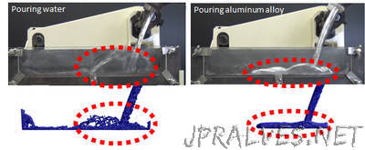 Fujitsu and Daido University Replicate Molten Metal Pouring Behavior with Newly Developed Simulation Technology