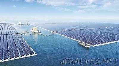 China completes largest floating solar power plant