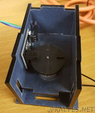 Detect the rpm of your motor using a Photoelectric IR Through Beam Sensor