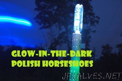 Glowing Polish Horseshoes (Beersbee) Outdoor Arduino Game