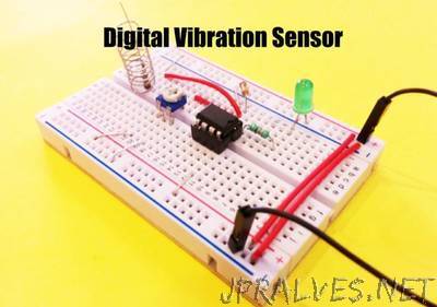Digital Vibration Sensor Using LM358