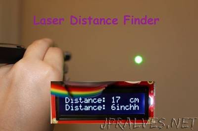 Laser Pointer Ultrasonic Distance Finder