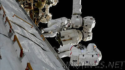 Spacewalkers Wrap Up Robotic Arm Work