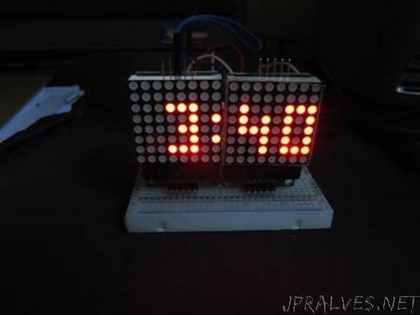 Arduino Cheap minimal parts digital clock