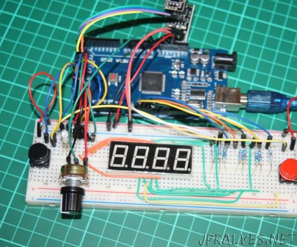 Arduino Wireless Combination Lock With NRF24L01 and 4 Digit 7 Segment Display