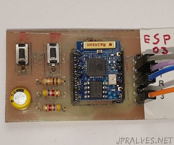 How to Build a Socket for ESP03 WiFi8266