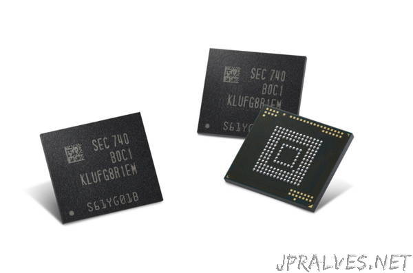Samsung Starts Producing First 512-Gigabyte Universal Flash Storage for Next-Generation Mobile Devices
