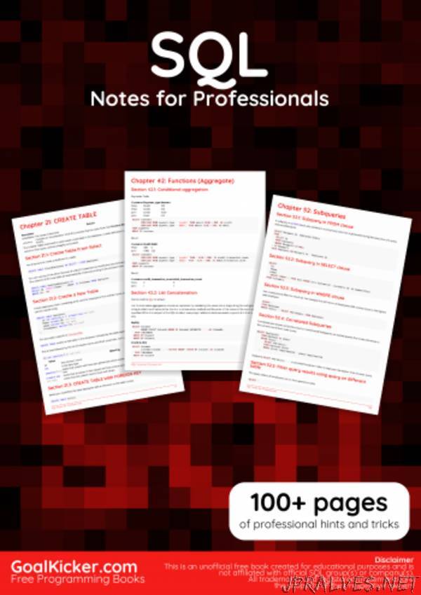 SQL Notes for Professionals book