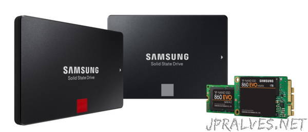 Samsung Electronics Advances SATA Lineup with 860 PRO and 860 EVO Solid State Drives Powered by V-NAND