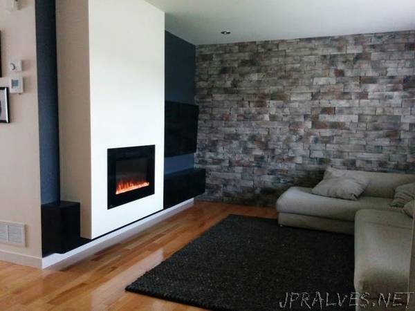 A More Realistic Electric Fireplace