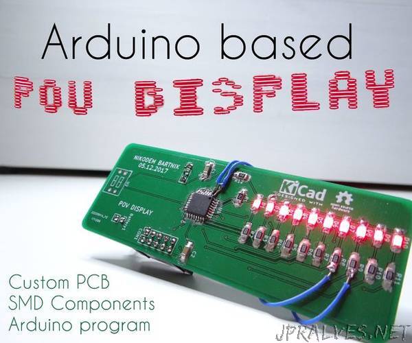 Simple Arduino Based POV Display
