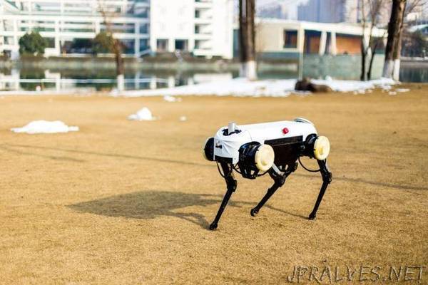 Come meet ZJU's robot dog "Jueying"