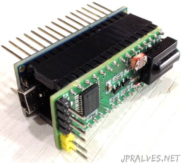 Mini Infra-Red Remote Robot Controller Shield For Arduino Nano