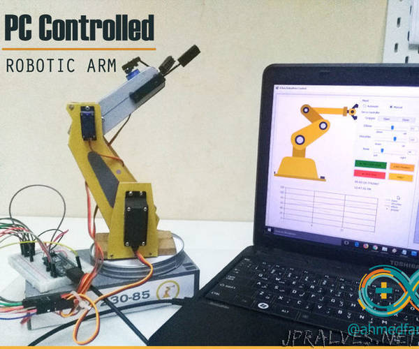 PC Controlled Robotic Arm