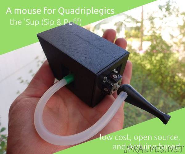 The 'Sup - a Mouse for Quadriplegics - Low Cost and Open Source