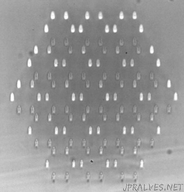 Capturing light in a waveguide array