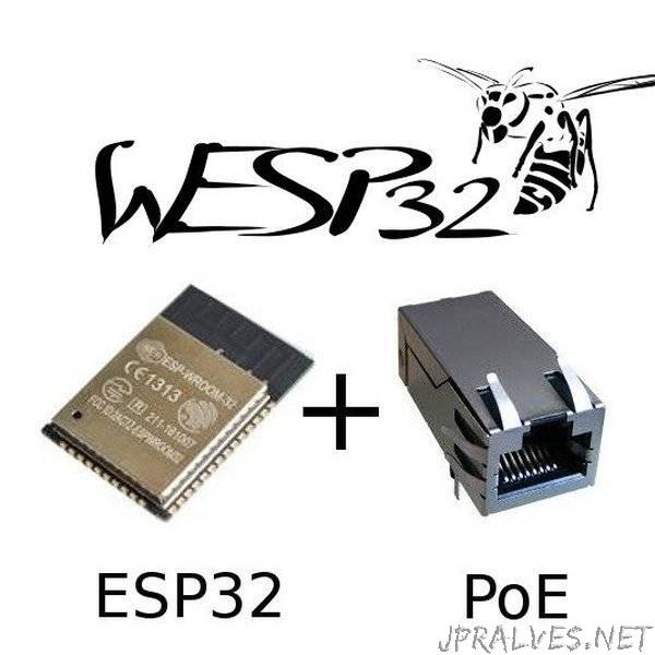 wESP32: Wired ESP32 with Ethernet and PoE