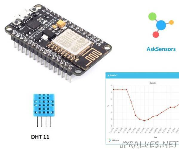 DHT11 Temperature and Humidity Monitoring Using the ESP8266 and the AskSensors IoT Platform