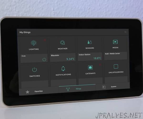 Open Source Smart Home With Touchscreen Control Panel