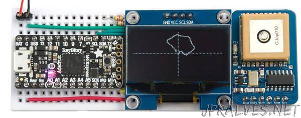 I2C GPS Module PCB