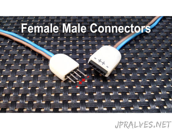 Female+Male connector 2.54 mm