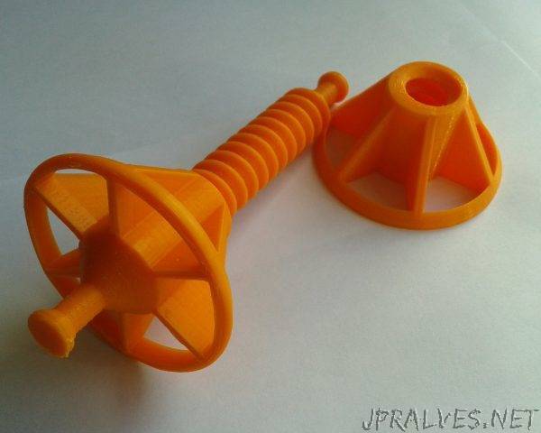 universal filament spool holder axle