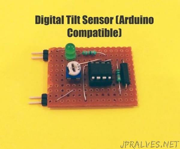 Digital Tilt Sensor Using LM358